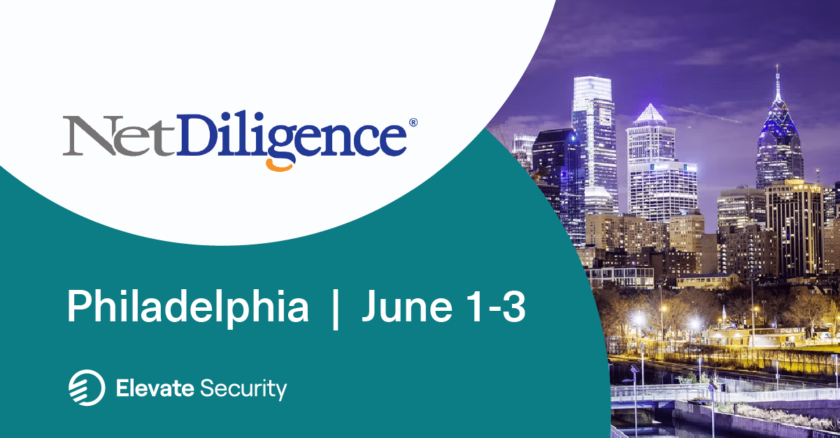 NetDiligence® Cyber Risk Summit Elevate Security