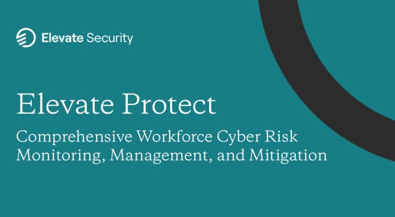 Elevate Security Elevate Protect Solution Brief Cover Photo