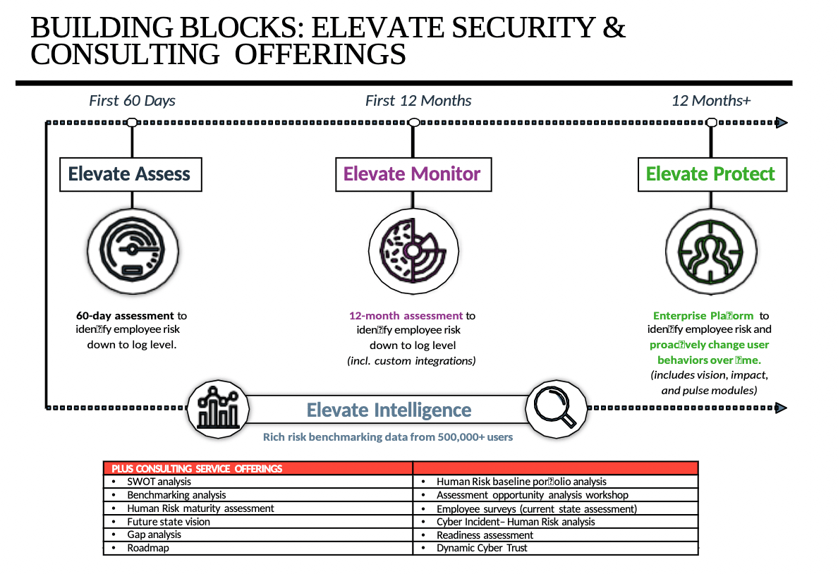 BUILDING BLOCKS: ELEVATE SECURITY & CONSULTING OFFERINGS