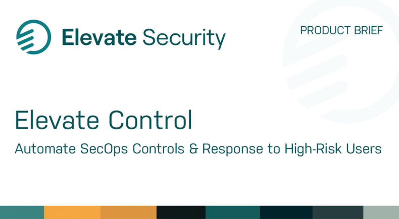 Cover photo for Elevate Control product brief