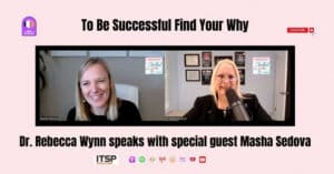Cover photo for "To Be Successful Find Your Why" podcast with Masha Sedova